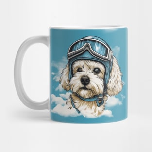 Aviator dog Mug